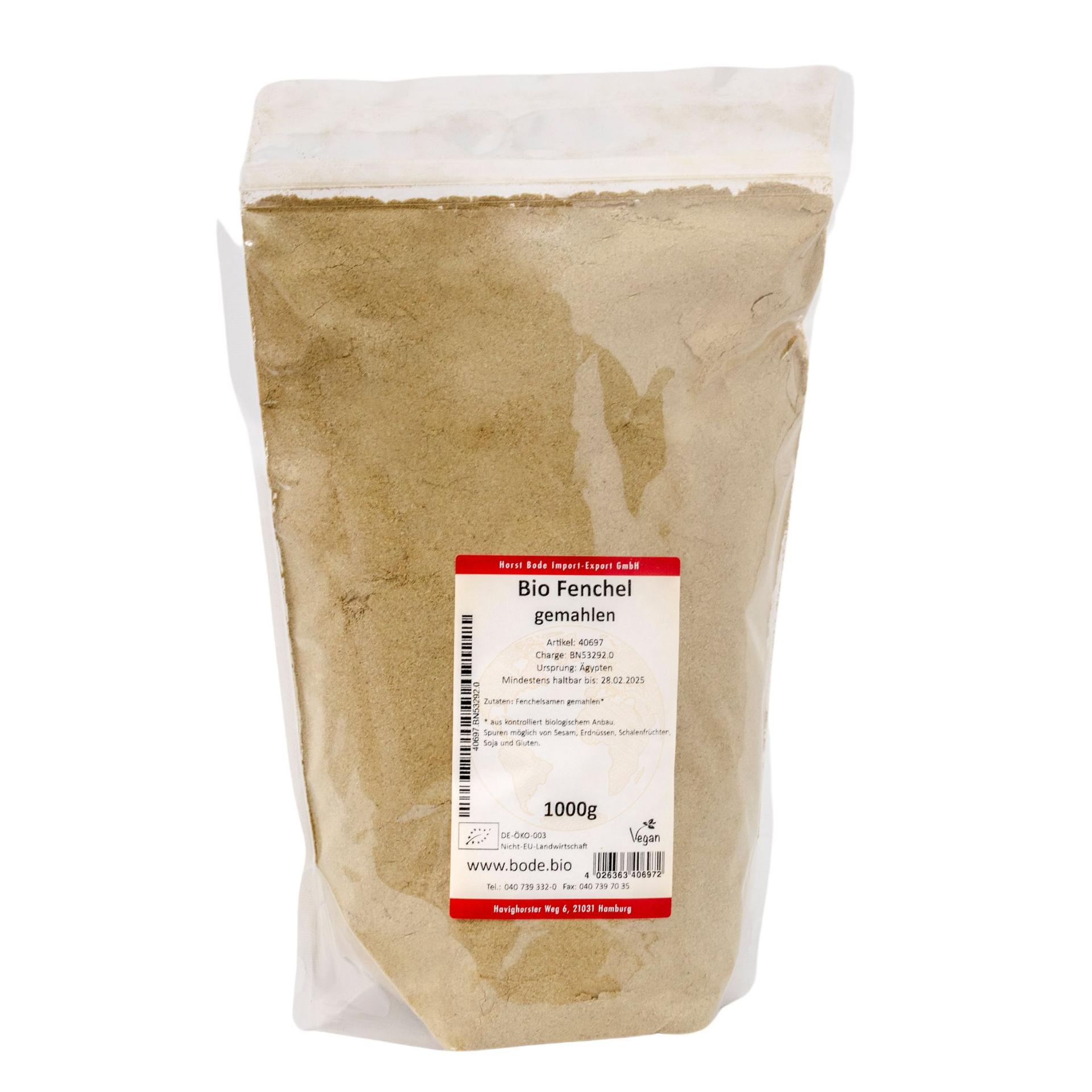 Graines de fenouil moulues bio 1kg