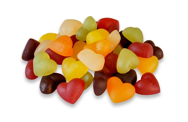 Veggie-Hearts Bio - Gommes aux fruits à base d'amidon de maïs 2x2,5kg