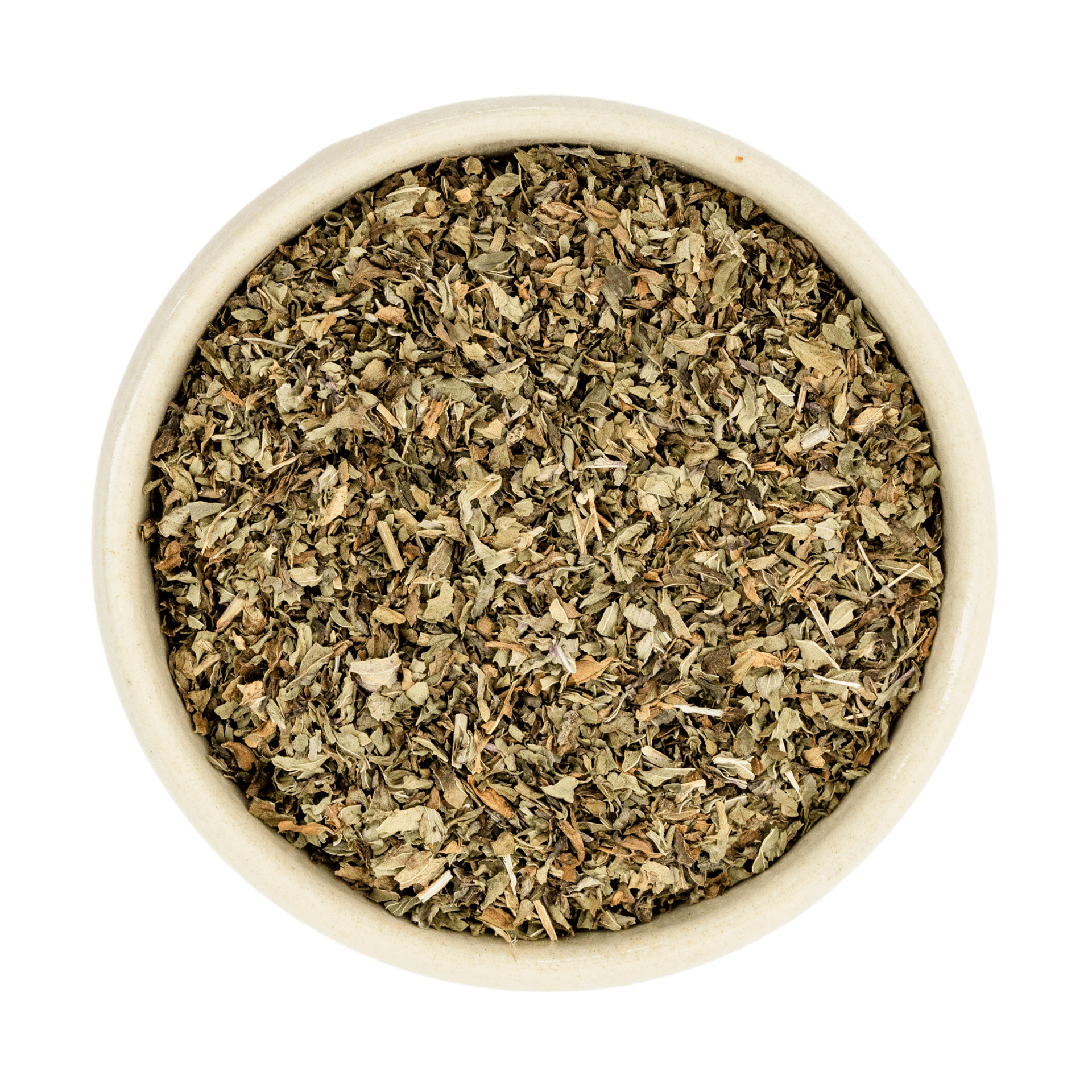 Feuilles de menthe poivrée grossièrement broyées bio (thé) 20kg