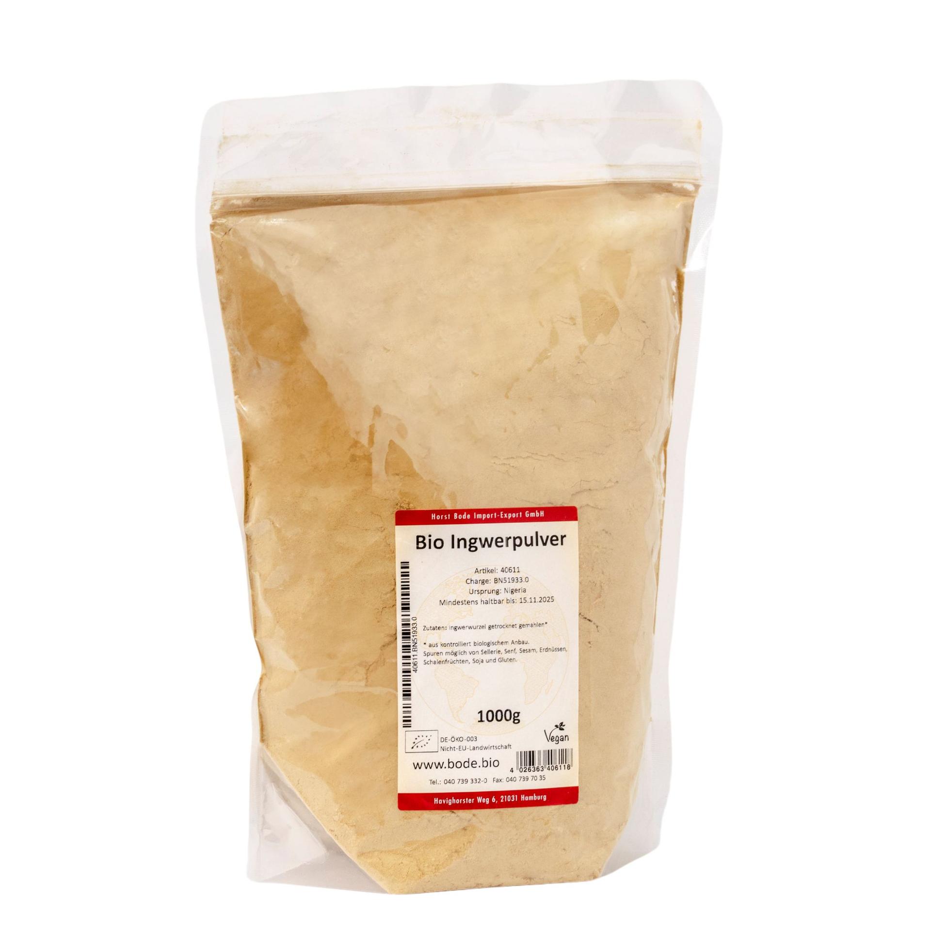 Poudre de gingembre bio 1kg