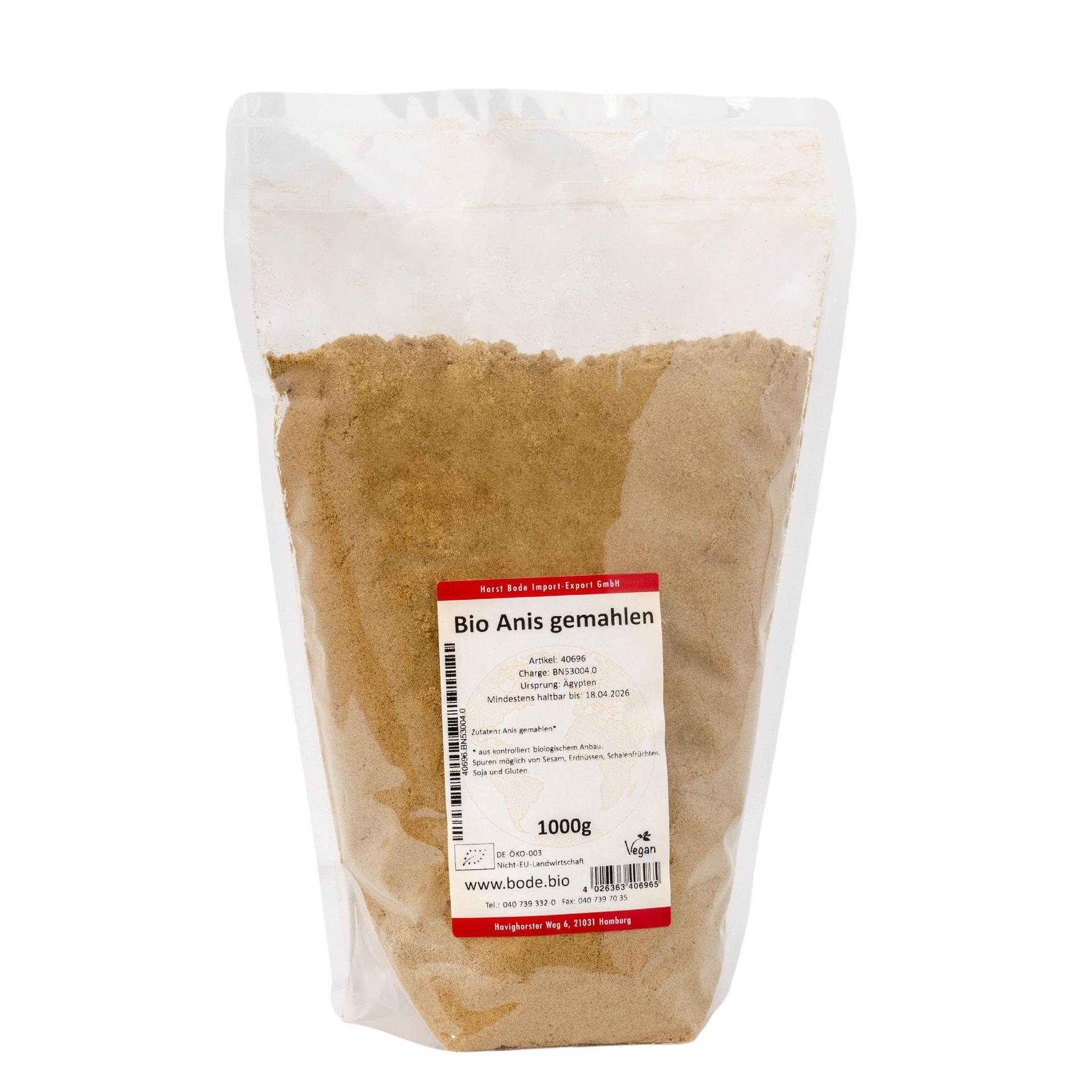 Poudre d'anis biologique 1kg