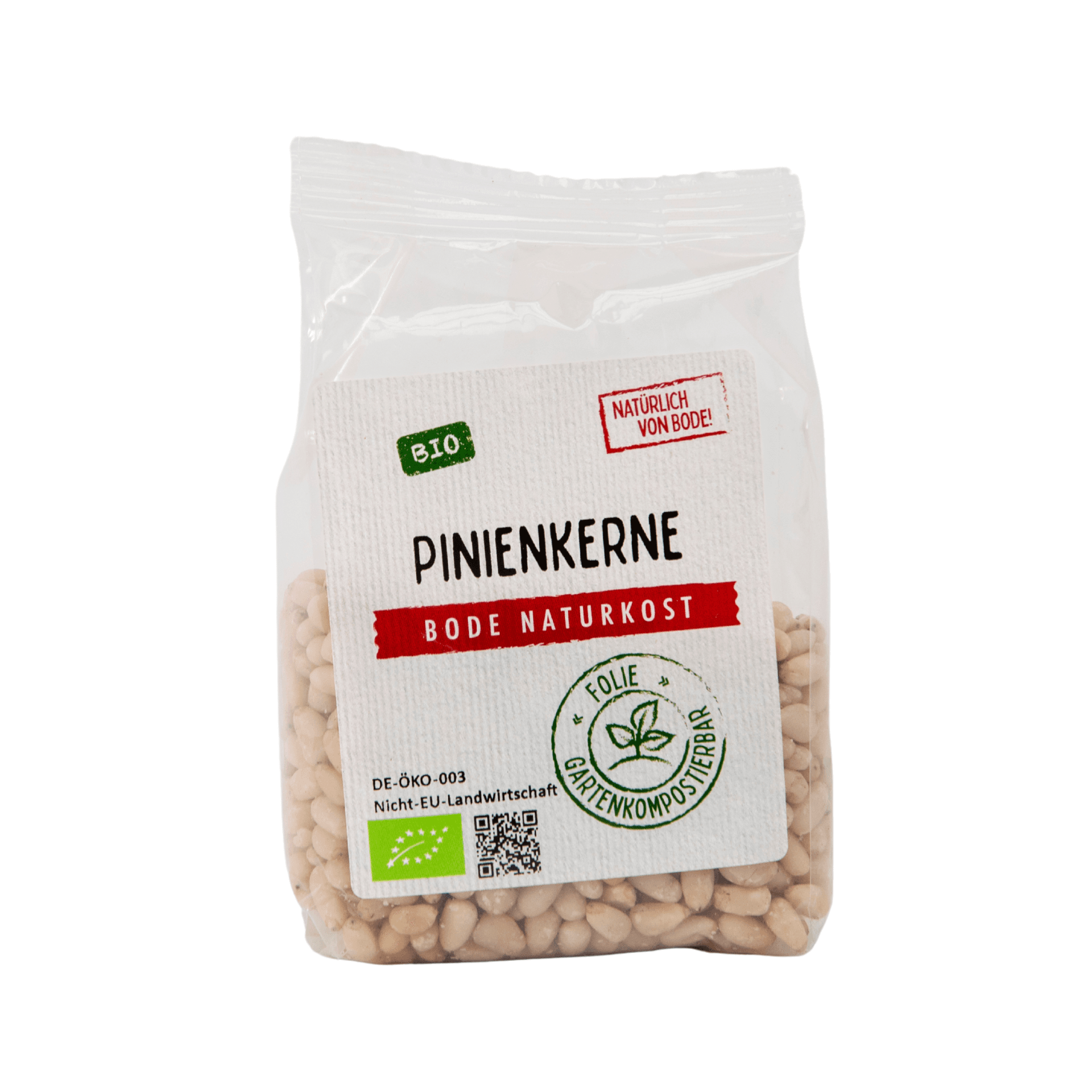 Pignons de pin biologiques, sachet compostable 6x100g