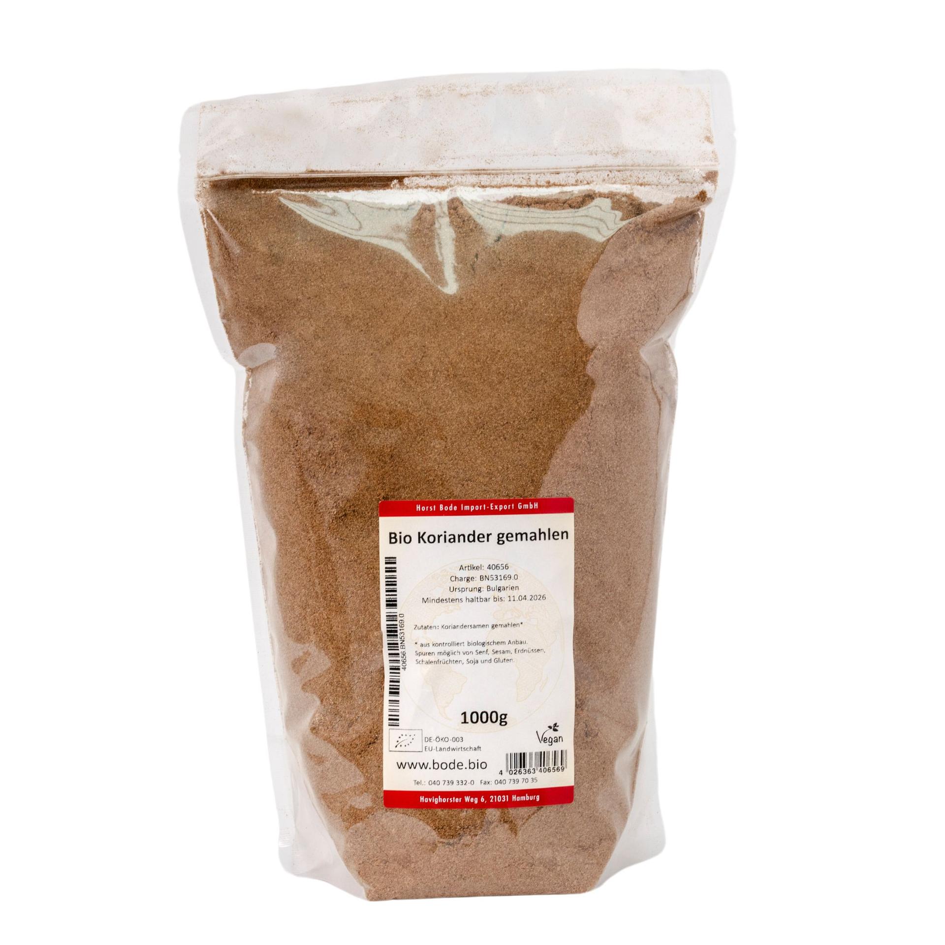 Coriandre moulue bio 1kg
