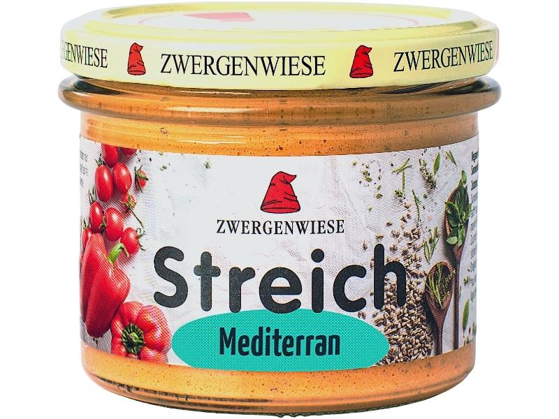Tartinade Méditerranéenne Bio Zwergenwiese 6x180g, aux tomates et poivrons