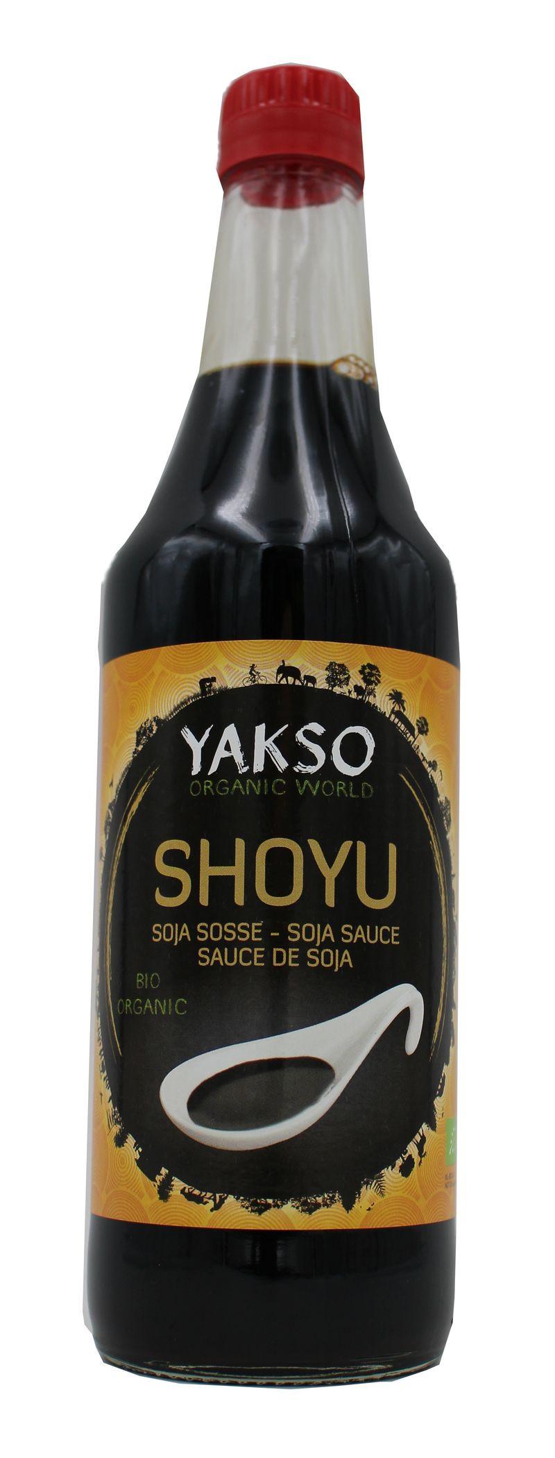 Sauce soja Shoyu (blé) bio en bouteille de 500 ml