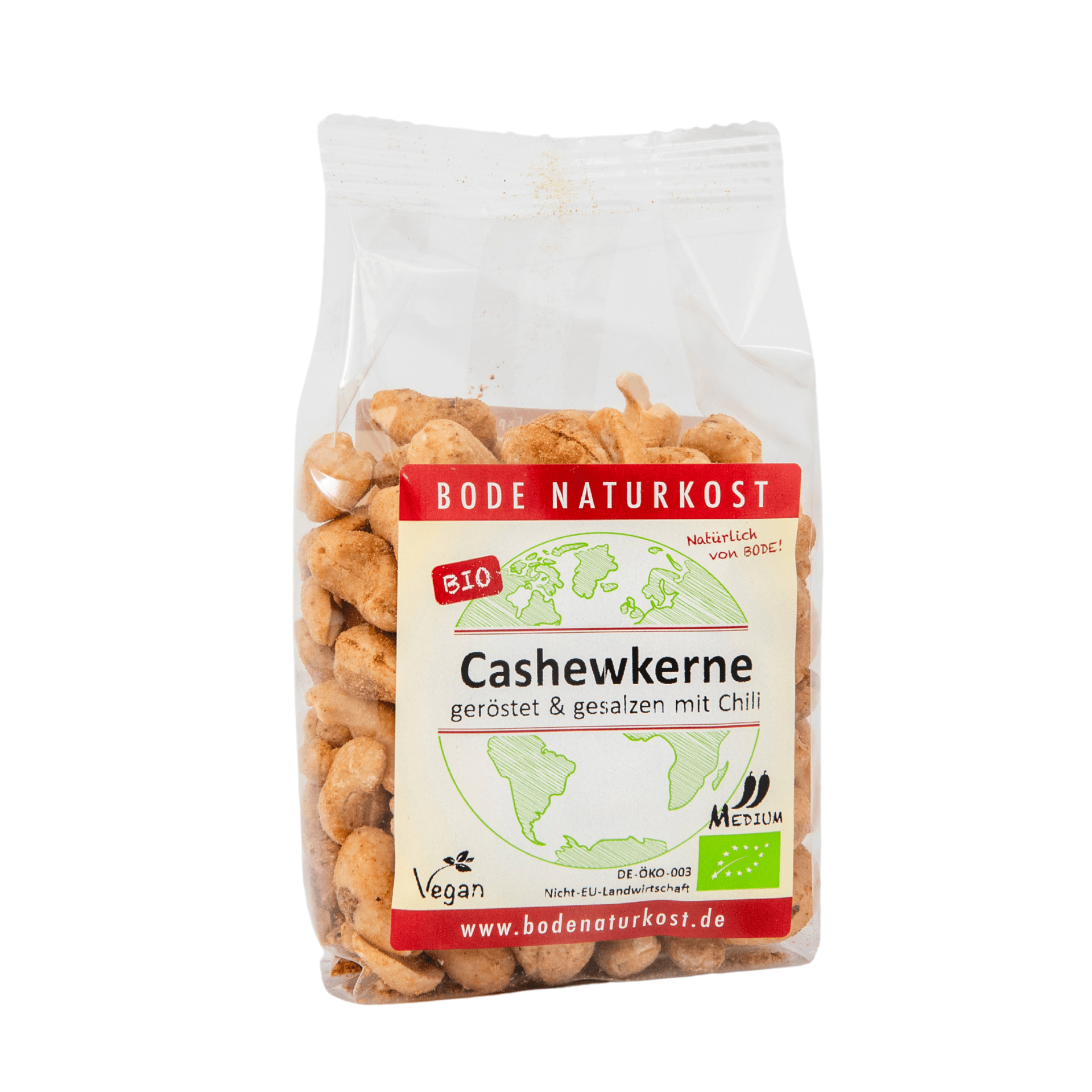 Noix de cajou rôties salées au piment bio 6x150g