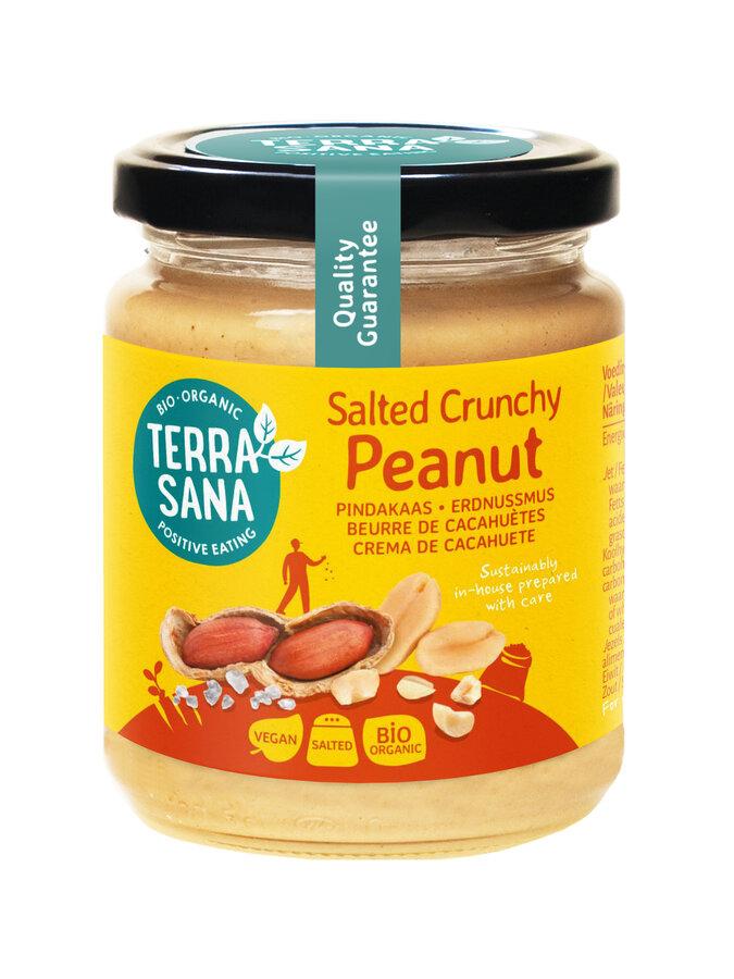 Beurre de cacahuète croquant au sel bio 6x250g | Commandez maintenant Terrasana - même qualité