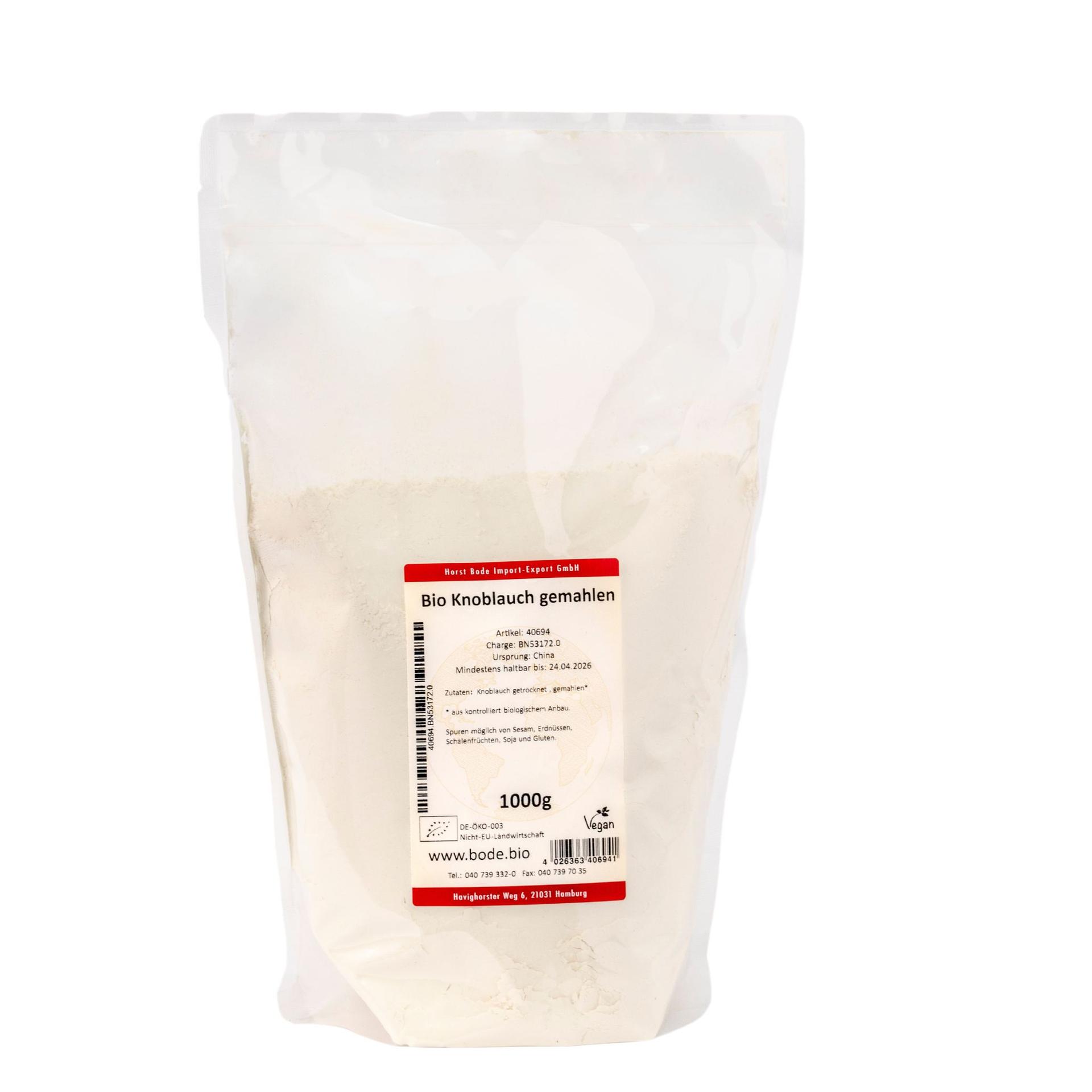 Poudre d'ail biologique 1kg