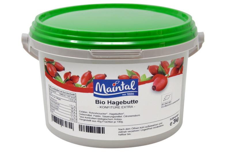 Confiture de Cynorhodon Bio Maintal 3kg avec sucre Bio allemand