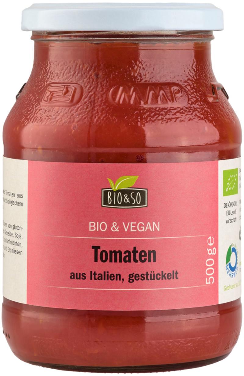 Tomates concassées bio Bio&So 6x500g