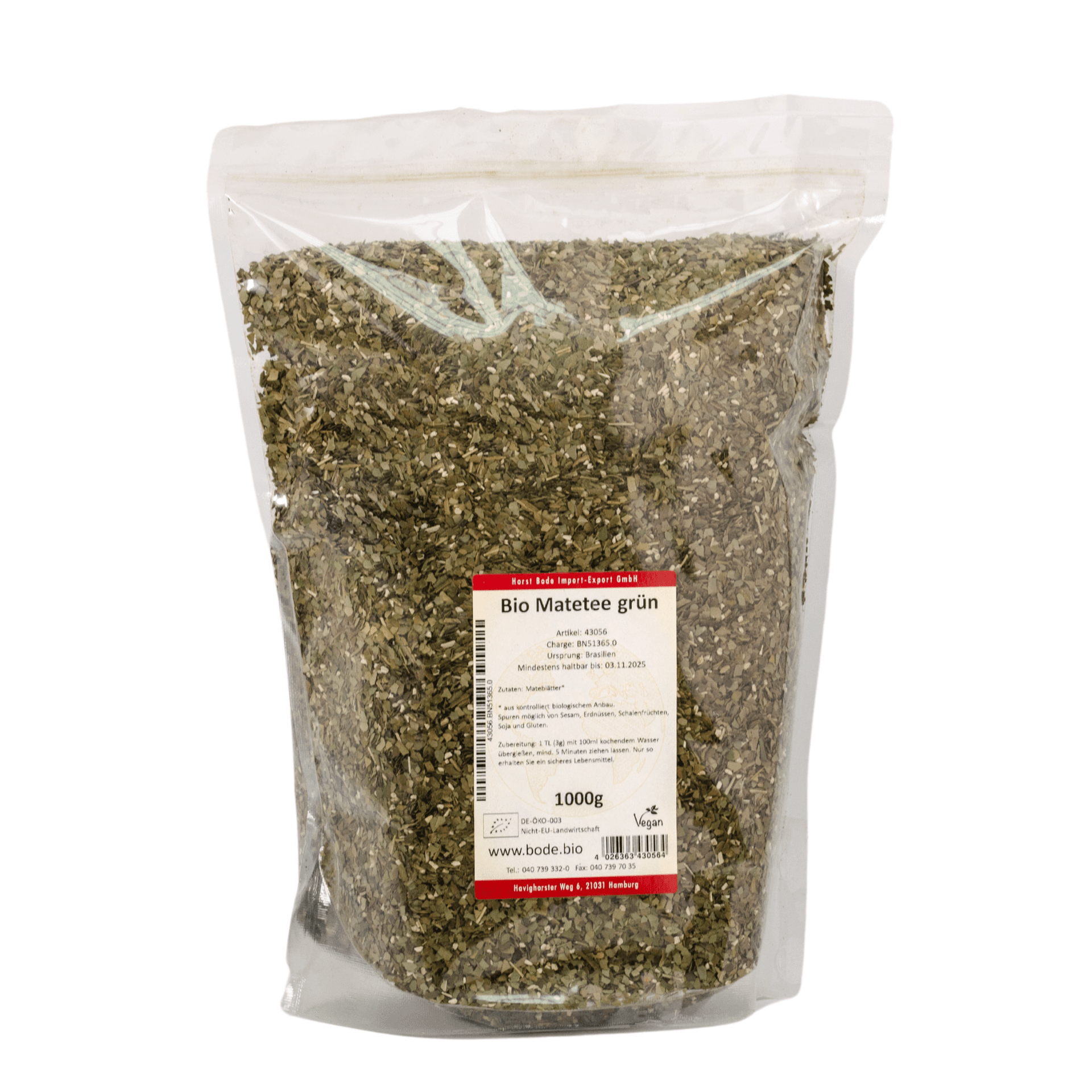 Thé vert Maté bio 1kg