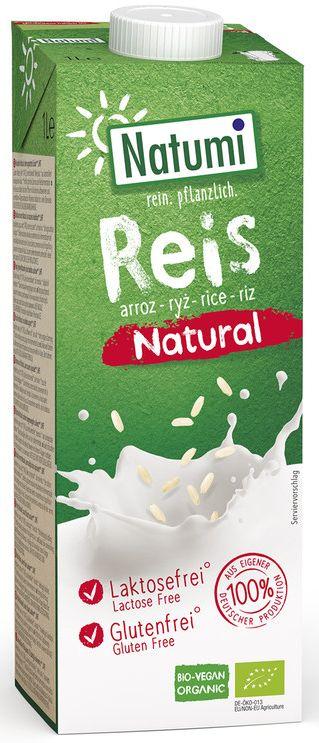 Boisson de riz nature biologique non sucrée Natumi 8x1l