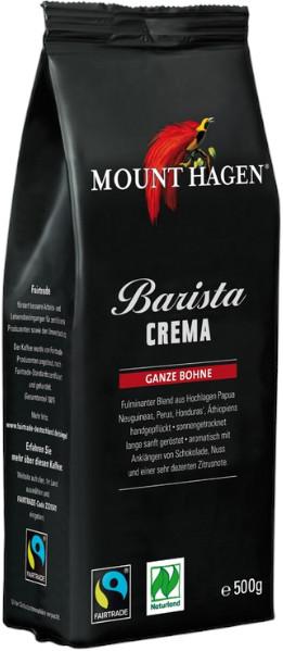Café Barista Crema grains entiers bio Naturland Fairtrade Mount Hagen 6x500g