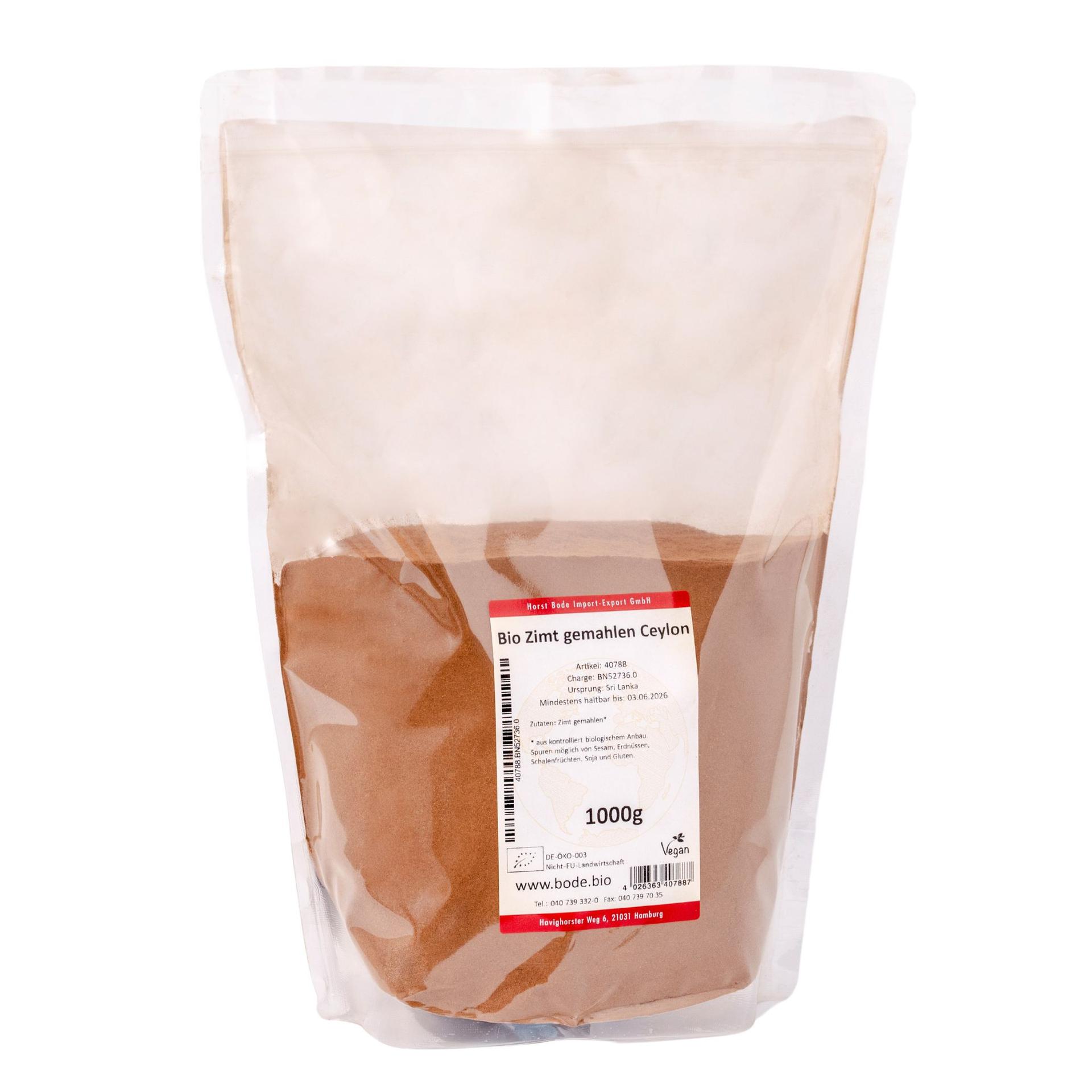 Cannelle moulue de Ceylan bio 1kg