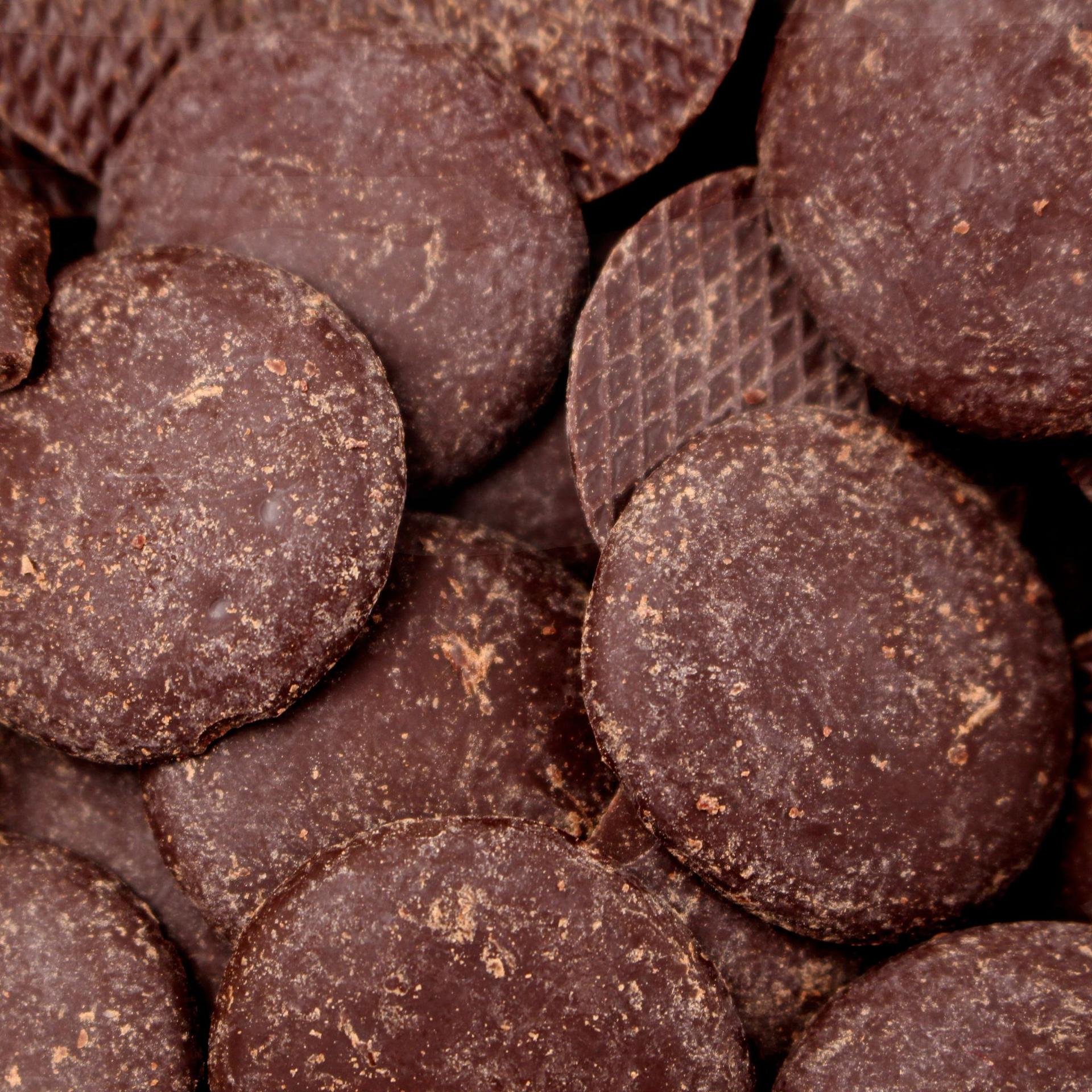Couverture de chocolat noir bio 70% de cacao, plaque de 2,5 kg