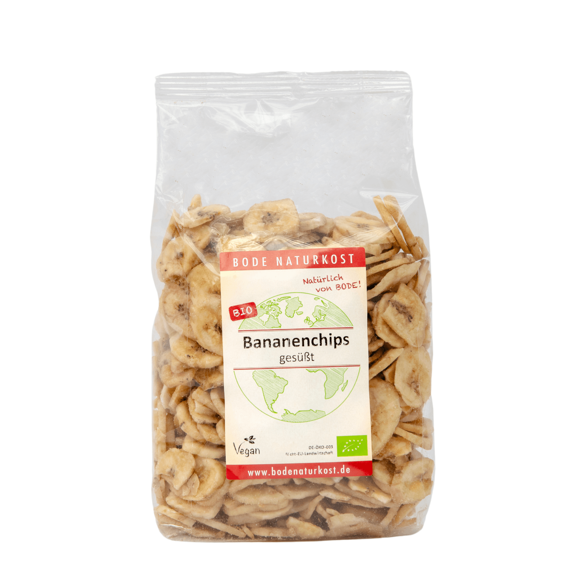 Chips de banane bio sucrées 6x500g