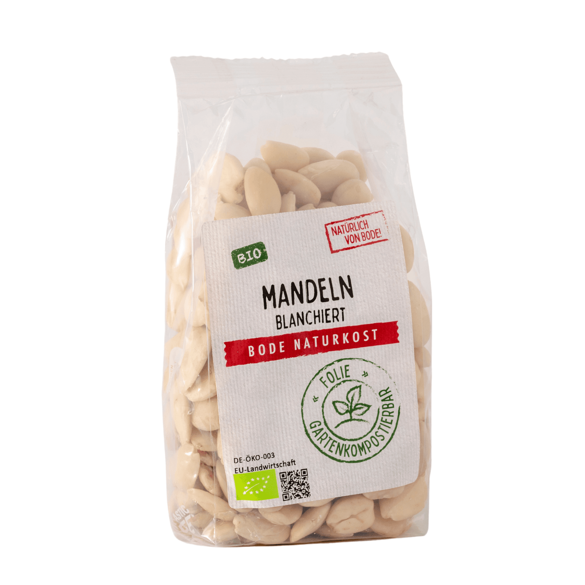 Amandes blanchies bio, sac gartenkompostierbar 6x200g