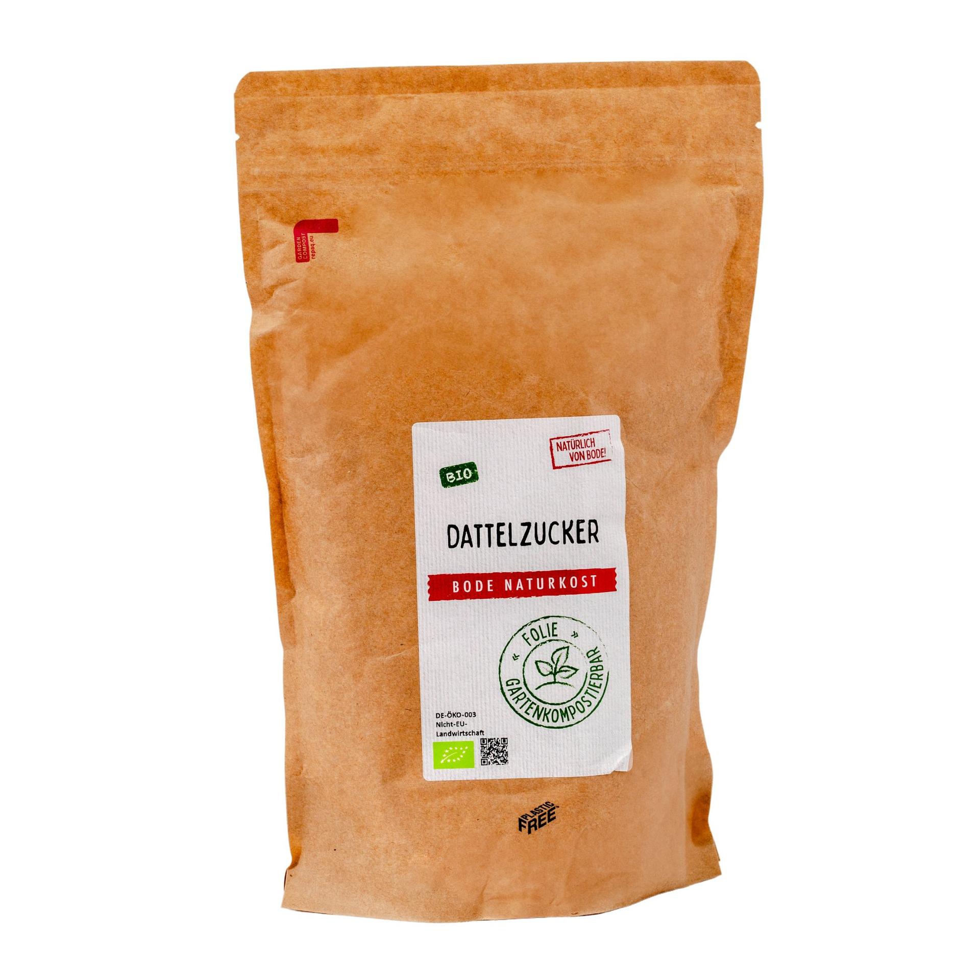 Sucre de datte bio en sac compostable de 800g