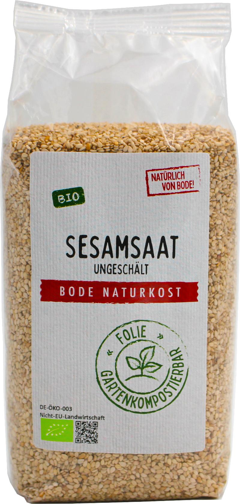 Graines de sésame non décortiquées biologiques 6x500g